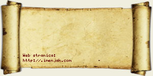 Žaklina Stanko vizit kartica